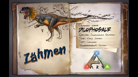 Ark‬ Survival Evolved Guidedeutsch Dilophosaurus Zähmen Youtube