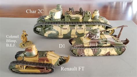 French Char 2c Tank 28mm Wargaming3d