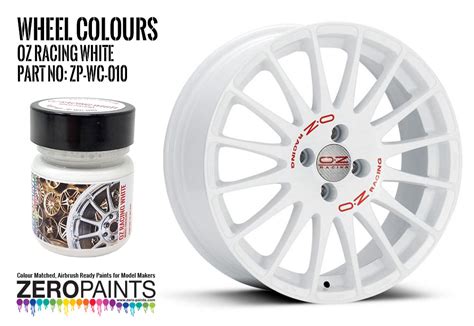Oz Racing White Wheel Colours 30ml Zp Wc 010 Zero Paints
