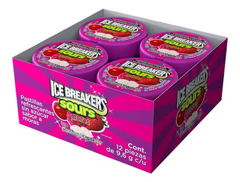 Pastillas Ice Breakers Mora 96g Pack 12 Piezas Mercado Libre