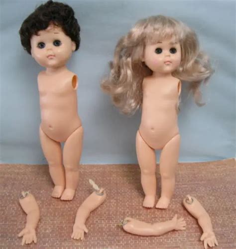 VINTAGE GINNY 1980S Dakin Vogue 8 NUDE Doll Boy Girl BODY PARTS HEAD
