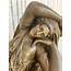 Italian Bronze Tuscany Neoclassical Style Sculpture Featuring A Relaxed 