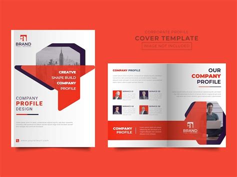 Premium Vector Corporate Company Profile Cover Page Brochure Template