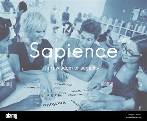 Sapience Highly Educated People Graphic Concept Stock Photo Alamy