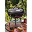 Portable Charcoal Grill 14 Inch Three Secure Lid