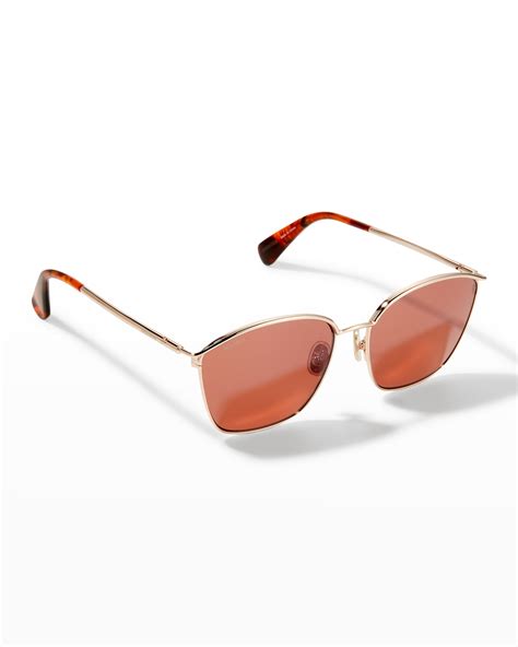 Fendi Square Metal Sunglasses Neiman Marcus
