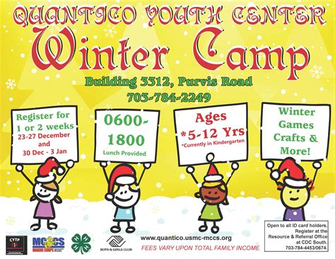 Youth Center Winter Camp Winter Camping Youth Center Activity Centers