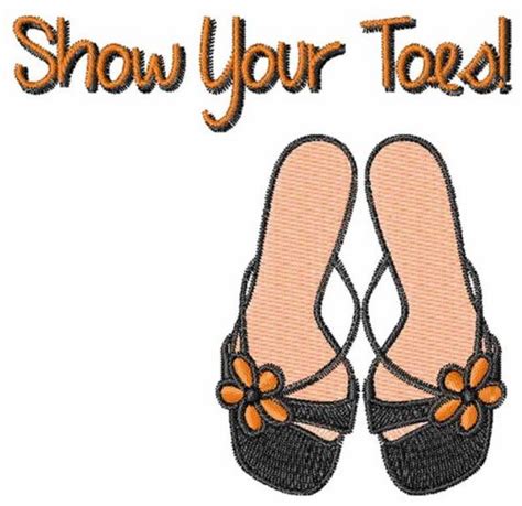 Show Your Toes Machine Embroidery Design Embroidery Library At