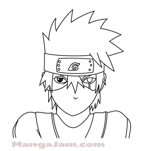 How To Draw Kid Kakashi From Naruto Kid Kakashi