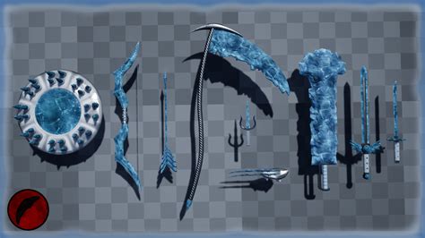 frozen rpg weapons ice and snow by black fang technologies in weapons ue4 marketplace