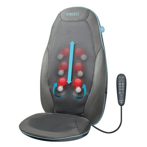 Homedics Shiatsu Premium 10 Mode Gel Back Massager Massage Chair Heat New Ebay
