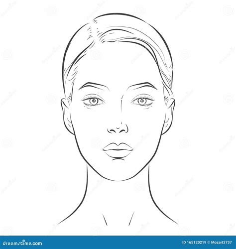 Woman Face Drawing Images Begin Drawing A Profile From A Circle And A Vertical Line
