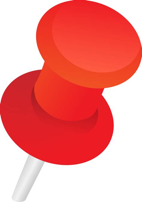 Free Red Push Pin 13869815 Png With Transparent Background