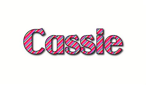 Cassie Logotipo Ferramenta De Design De Nome Grátis A Partir De Texto Flamejante