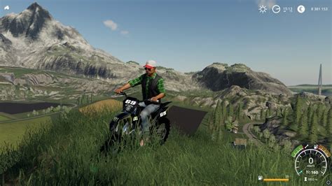 Мод мотоцикл Ktm Dirtbike для Farming Simulator 2019