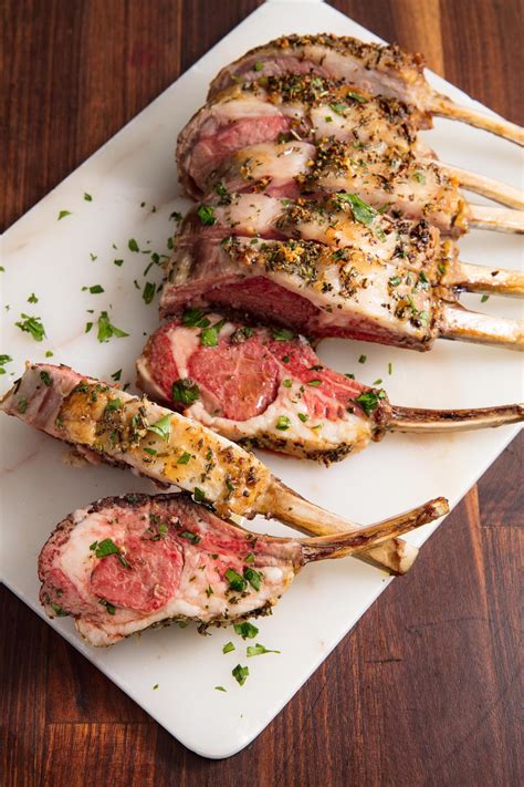 Literally Anyone Can Pull Off This Garlicky Herb Rack Of Lamb This