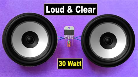 Diy Very Loud And Clear Sound Stereo Amplifier Circuithomemade