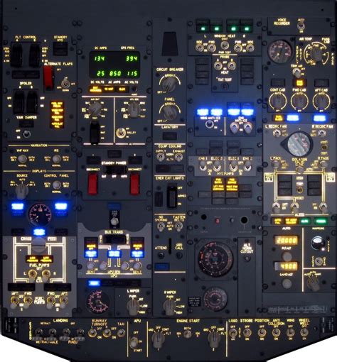 B737 Fwd Overhead Panel Agronn Simulation