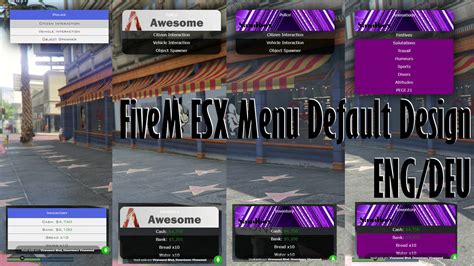 Fivem How To Adjust Esx Menu Default Design Rp Scripts