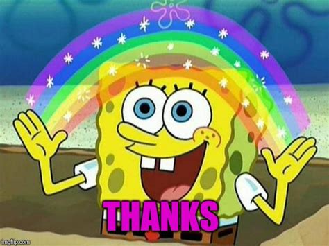 Thanks For Your Attention Guys Bye Spongebob Rainbow