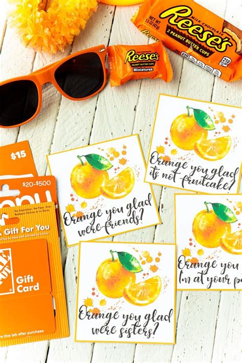 Orange You Glad T Ideas Free Printable T Tags Free Printable