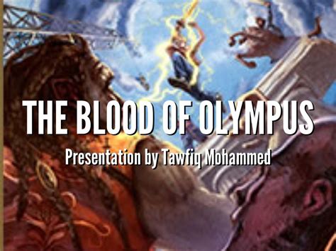 The Blood Of Olympus Tawfiq By Kiara Crumbley
