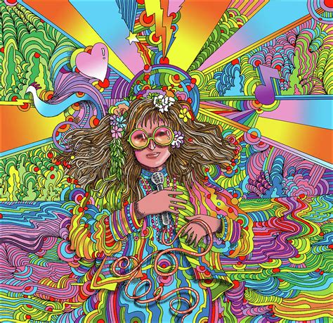 Hippie Chick Digital Art By Howie Green Fine Art America