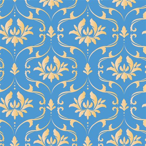 Royal Victorian Seamless Pattern Damask Royal Pattern 580983 Vector
