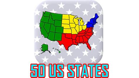 50 Us States Capitals And Flags On The Us Map All