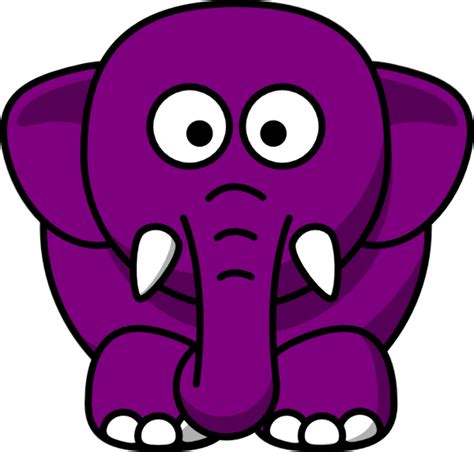 Download High Quality Elephant Clipart Purple Transparent Png Images