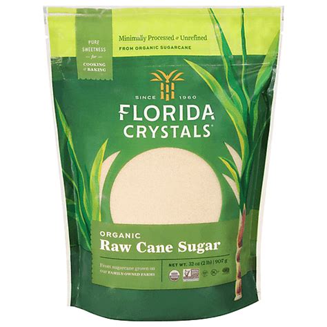 Florida Crystals Organic Raw Cane Sugar 20 Lb Sugars And Sweeteners
