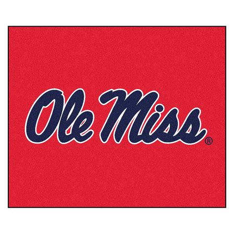 Fanmats® 5131 University Of Mississippi Ole Miss 595 X 71 Nylon Face Tailgater Mat With