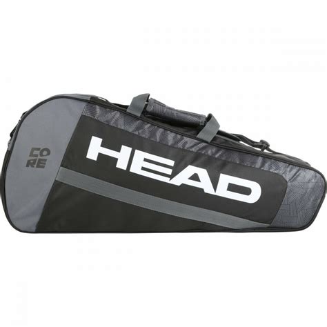 Head Core Pro 3 283411 Bkwh Τσάντα Ώμου Χειρός Τένις 3 Ρακετών Γκρι