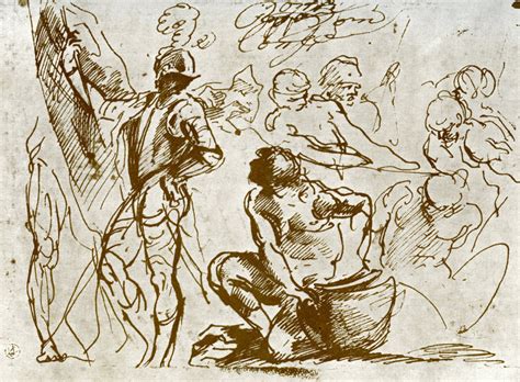 A Page Of Sketches By Titian Posters And Prints By Titian