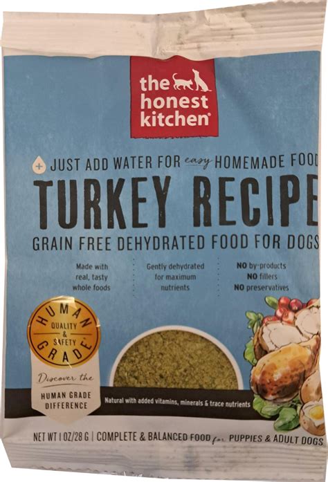 The Honest Kitchen Grain Free Turkey Dehydrated Dog Food Sample