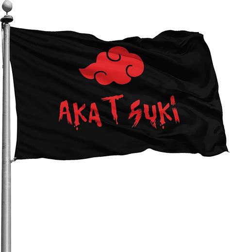 Moeeze Anime Naruto Akatsuki Flag Home House Decoration