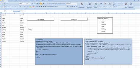 Xl Macro Vba Remplacer Une Liste De Mot Par X Macros Et Vba Excel My