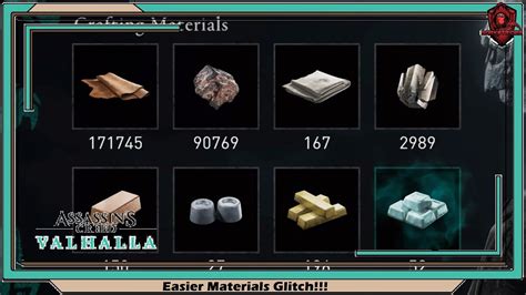 Assassin S Creed Valhalla Easier Materials Glitch Youtube