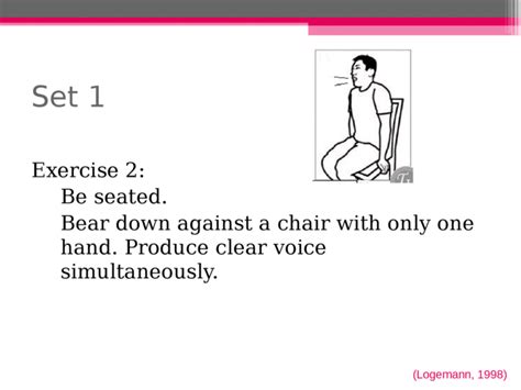 Vocal Function Exercises Laryngeal Adduction Exercises Ppt Powerpoint