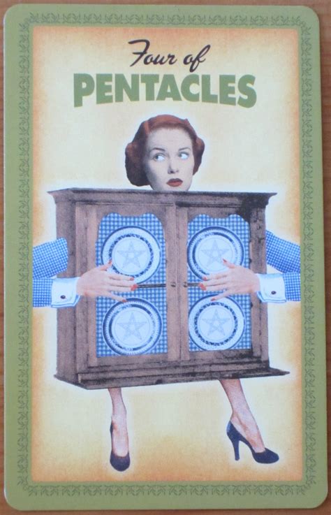 Make sure your need for control doesn't get out of hand. four of pentacles | Daily Tarot Girl
