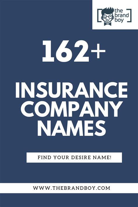 Generate name ideas, check availability, hold name contests. 462+ Best Insurance Company Names | Company names, Best insurance, Insurance company