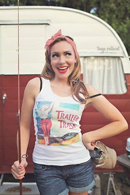 Trailer Trash Vintage Style Tshirt Size 3 Mos Up By Vintagelucys