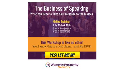 The Business Of Speaking Women S Prosperity Network By Women S Prosperity Network In Davie Fl