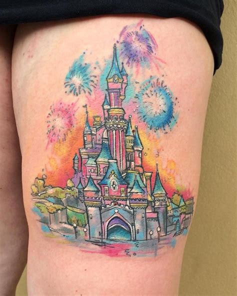 Disney Castle Tattoo Sleeve Small Tattoo Designs