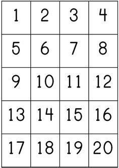 Printable Numbers 1-30 | Numbers 1-30 | Pinterest | 30th, Printable