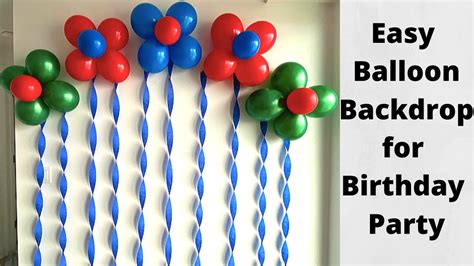 Easy Balloon Decoration Ideas For Birthday Partybaby Shower Balloon