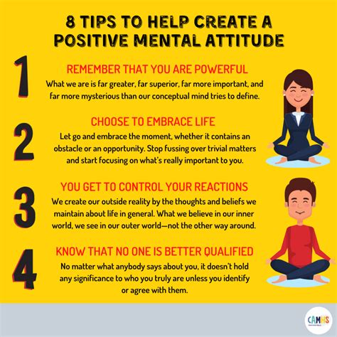 8 Tips To Help Create A Positive Mental Attitude Camhs Professionals