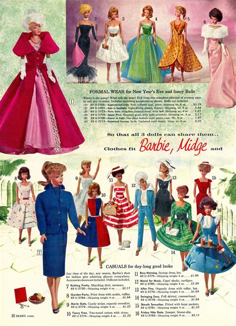 Vintage Barbie Outfits Photos