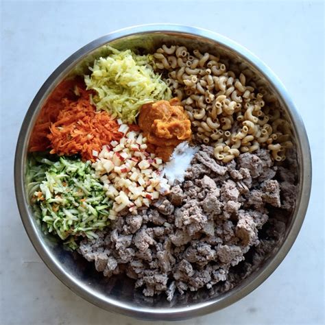 This homemade dog food for puppies recipe. DIY: Healthy Homemade Dog Food - Where's The Frenchie?