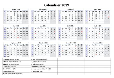 Calendrier 2019 À Imprimer Calendar Template Journal Template